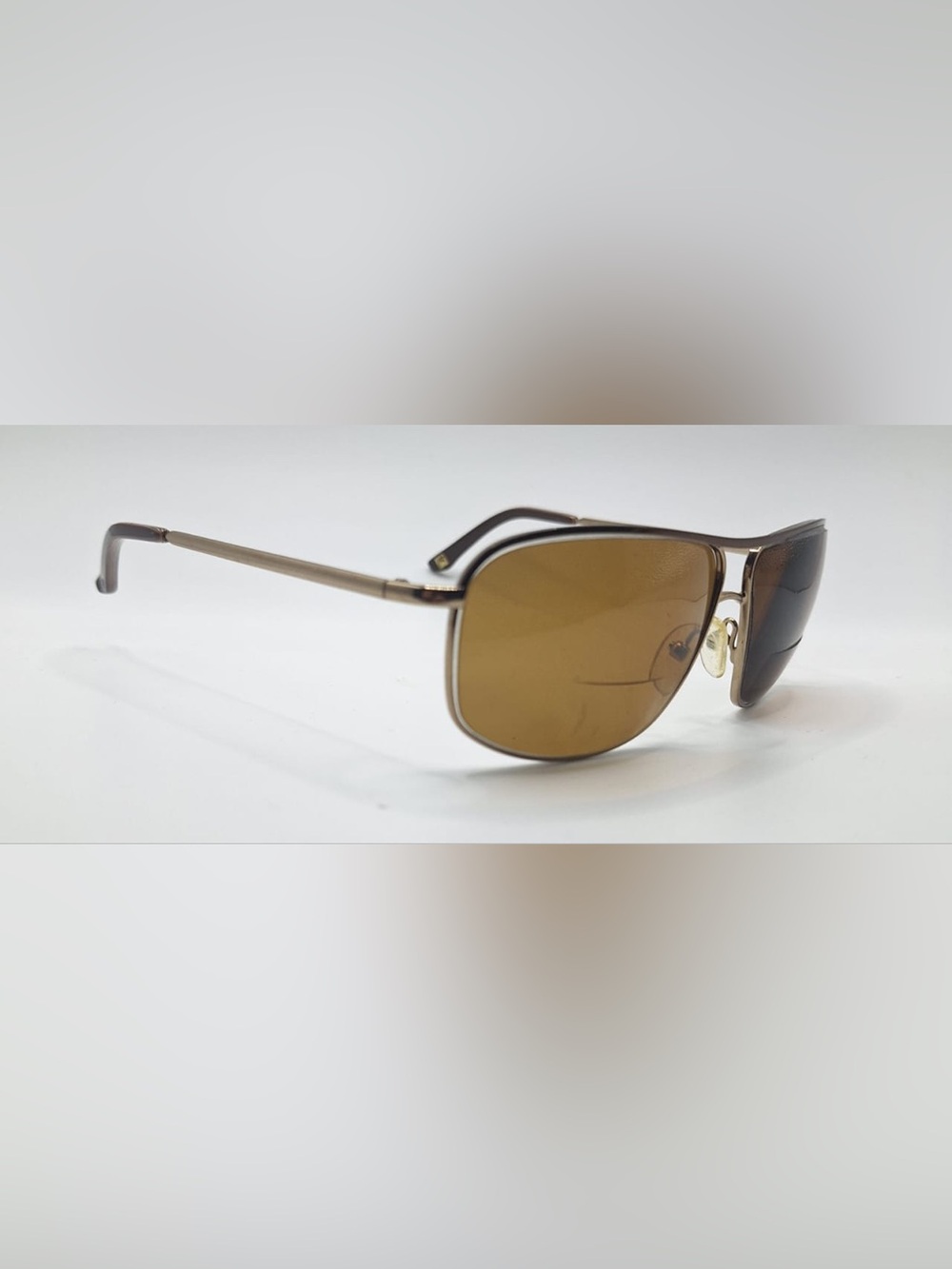 R3 6010 Brown Gold Pilot Sunglasses Frames Only